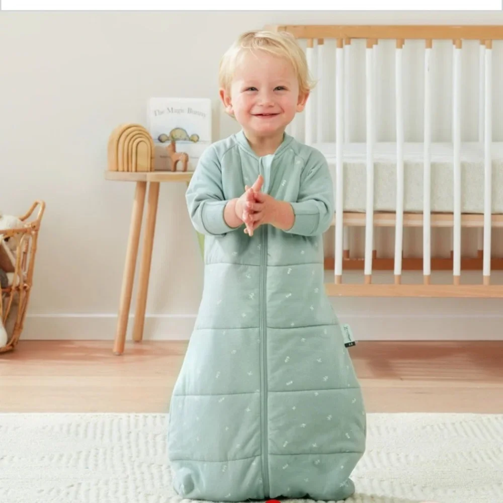 Ergo Australia Sleep Sack 3.5 TOG Sleeved Sage toddler sleep sack Heritage 24 Mo